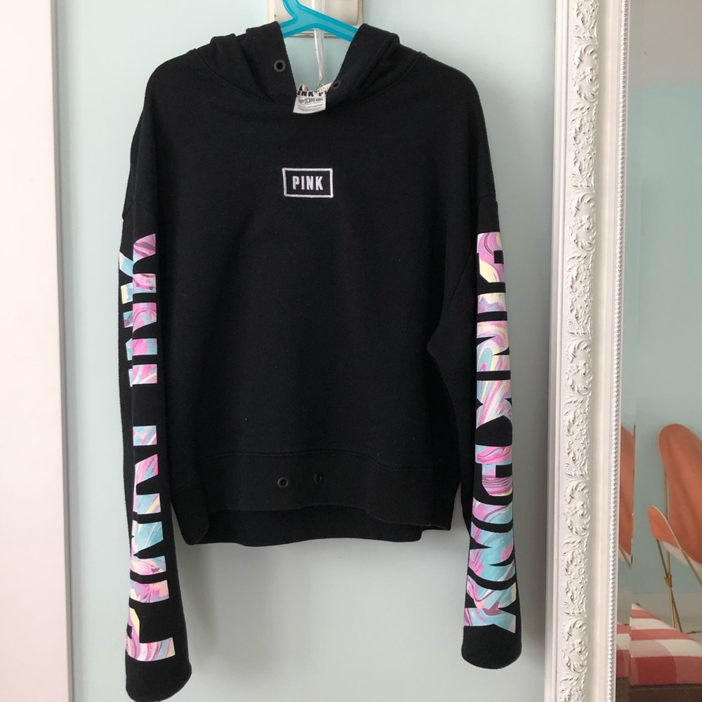 PINK Victoria Secret cropper Hoodie